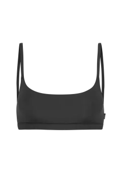 a women's bra top in black
