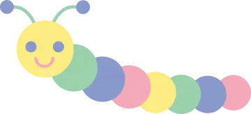 a cartoon cater with colorful stripes