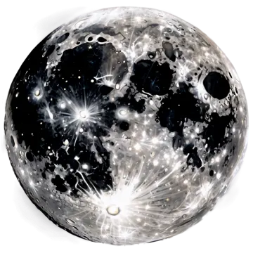 a black and white image of the moon
