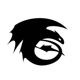 a black and white logo with the letter o on it