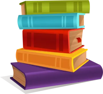 a stack of books