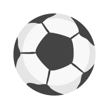 a soccer ball on a white background