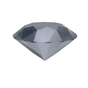 a black diamond on a white background