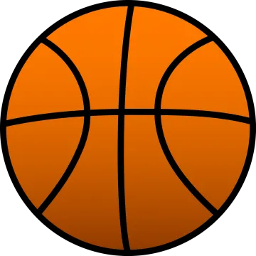 a basketball ball on a white background