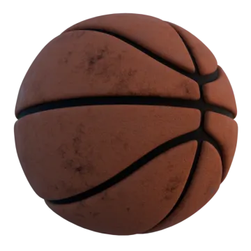 a basketball ball on a white background