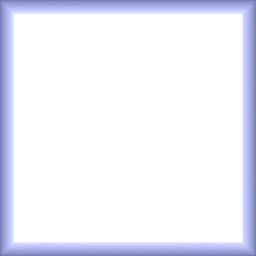 a blue frame with a white background