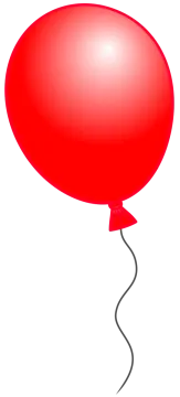the balloon is red