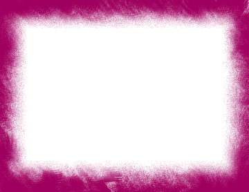 a white square frame on a pink background