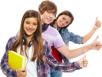 a group of young people