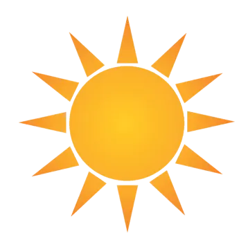 a yellow sun icon