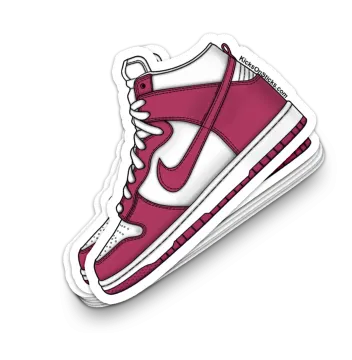 a sticker of a pair of sneakers