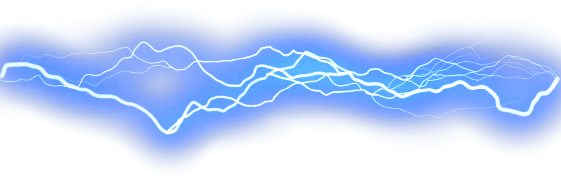 a blue and white image of lightning