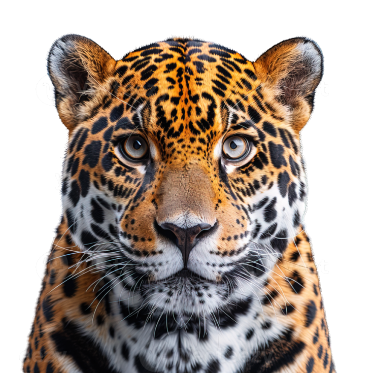 a close up of a jaguar's face
