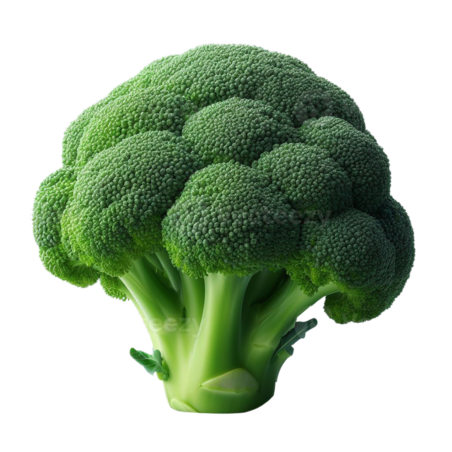 a close up of a piece of broccole