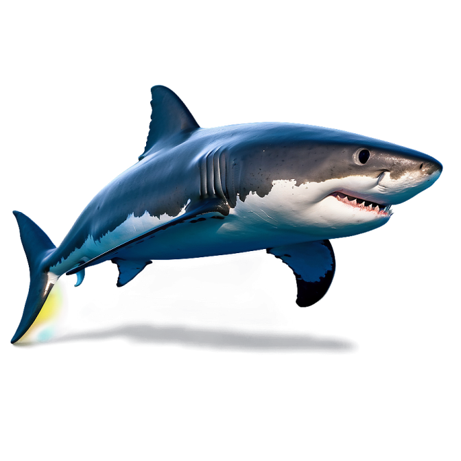 a shark with its mouth open on a white background