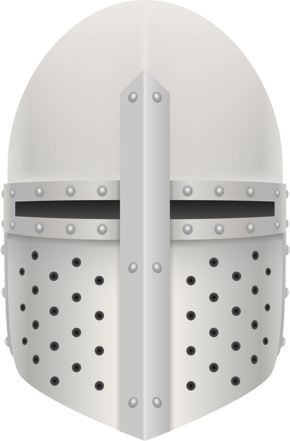 an illustration of a medieval helmet