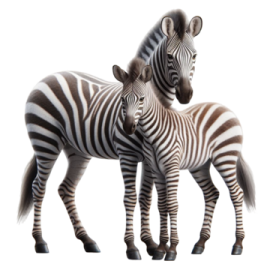 two zebras standing next to each other zebra