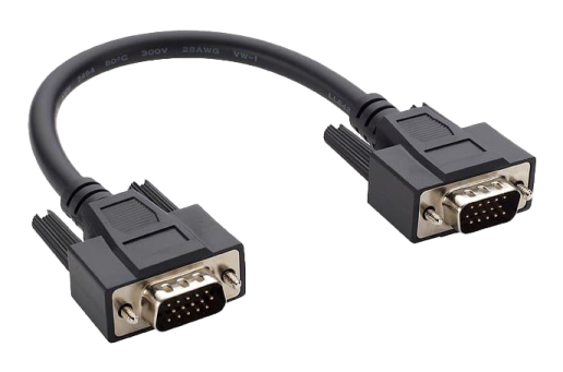 a black ethernet cable with two connectors