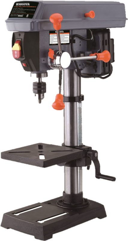 a driller on a white background