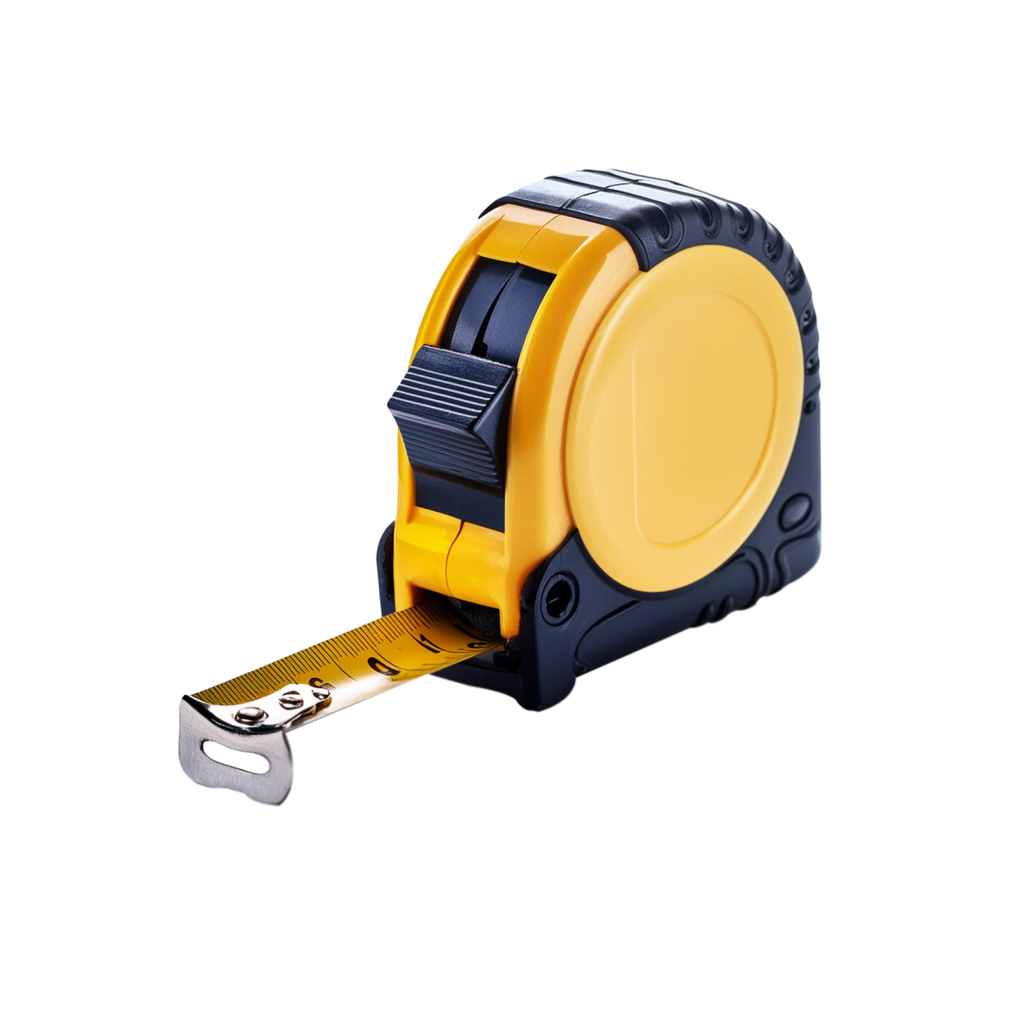 an image of a yellow tape with a black handle