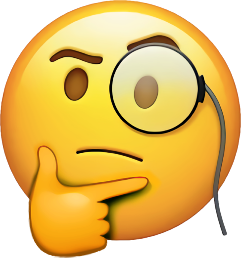 a smiley face with glasses on it's eyes