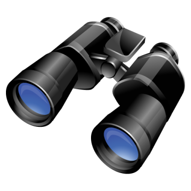 a pair of binoculars