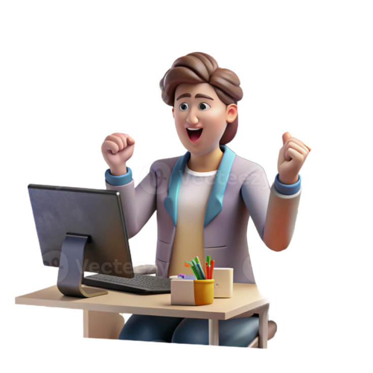 a person sitting at a desk with a laptop