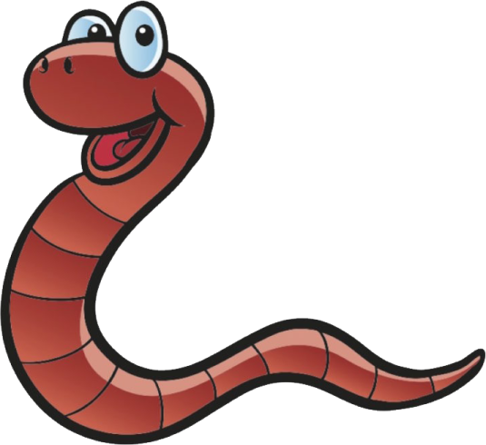 a cartoon snake with an open mouth