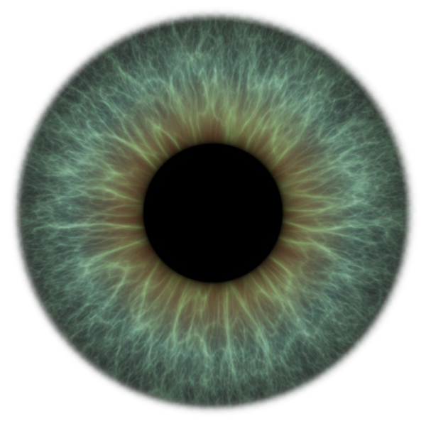 an image of a green eye