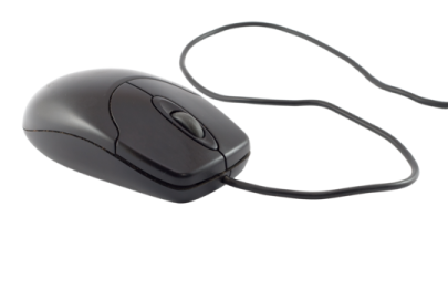 a computer mouse on a white background