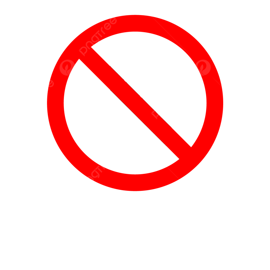 a stop sign with a hand in the middle