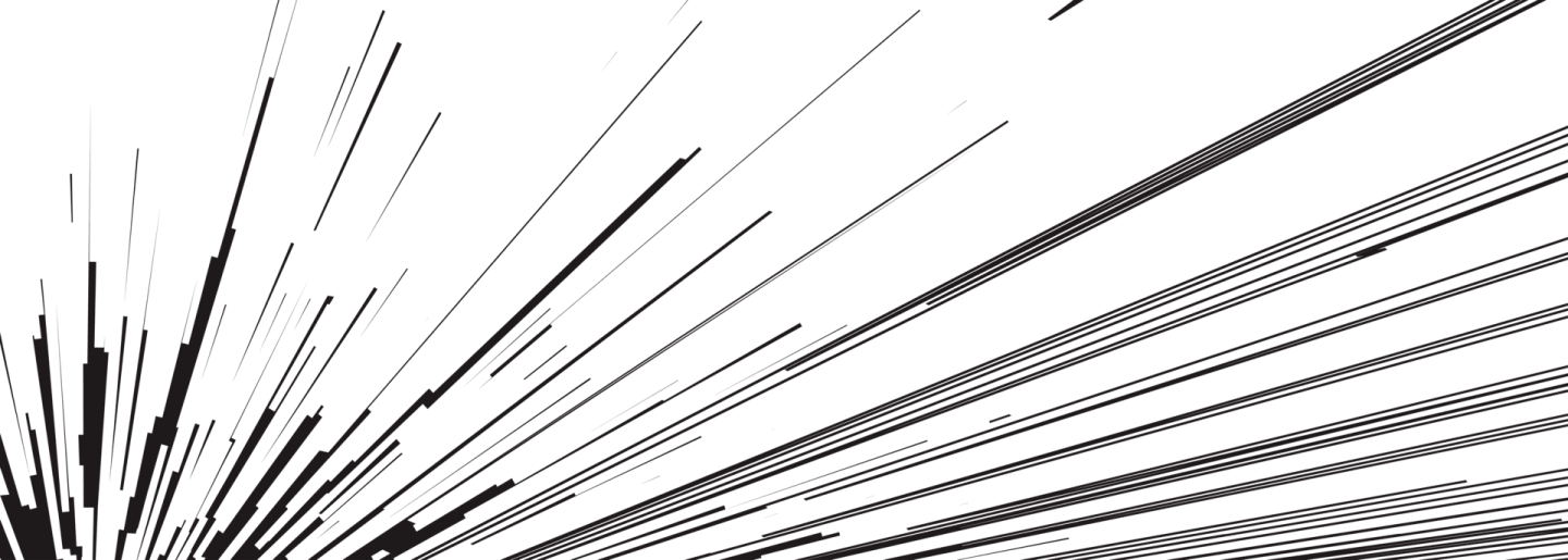 a black and white image of a star burst