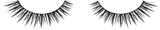 a pair of eyelashes