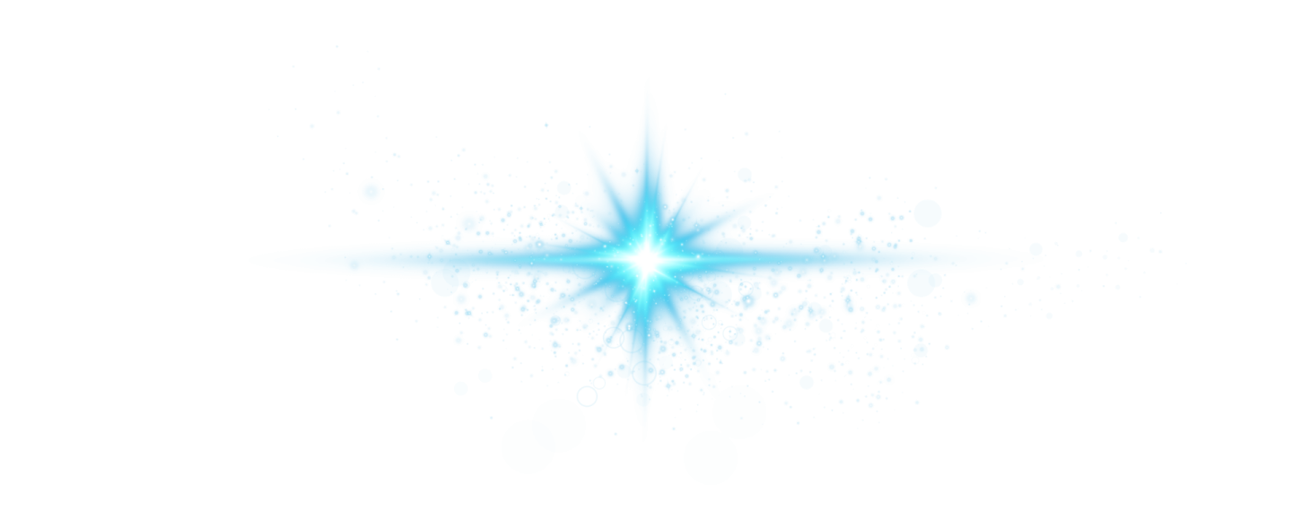 a blue star on a white background