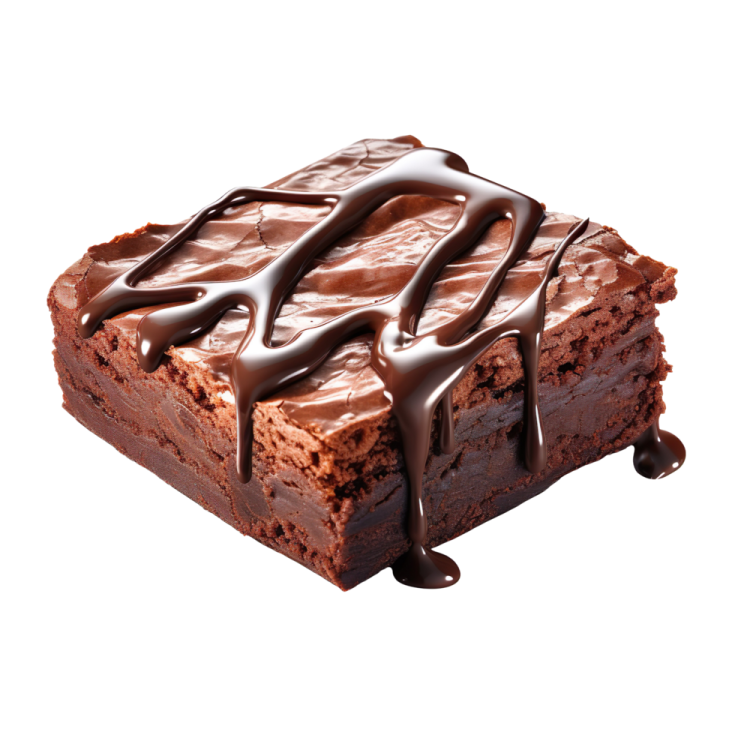 a close up of a piece of chocolate cake