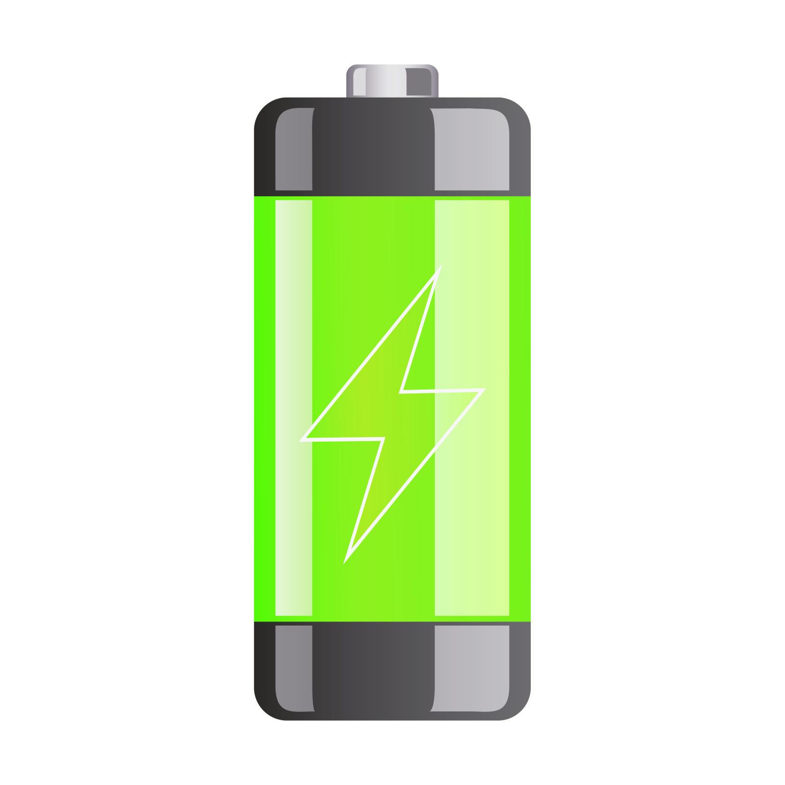a battery with a lightning symbol on it