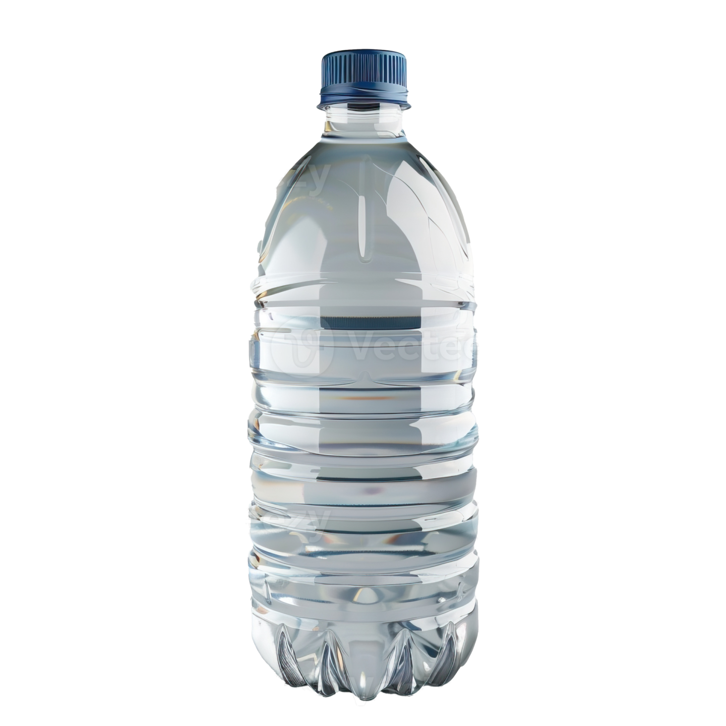 a bottle of water on a white background