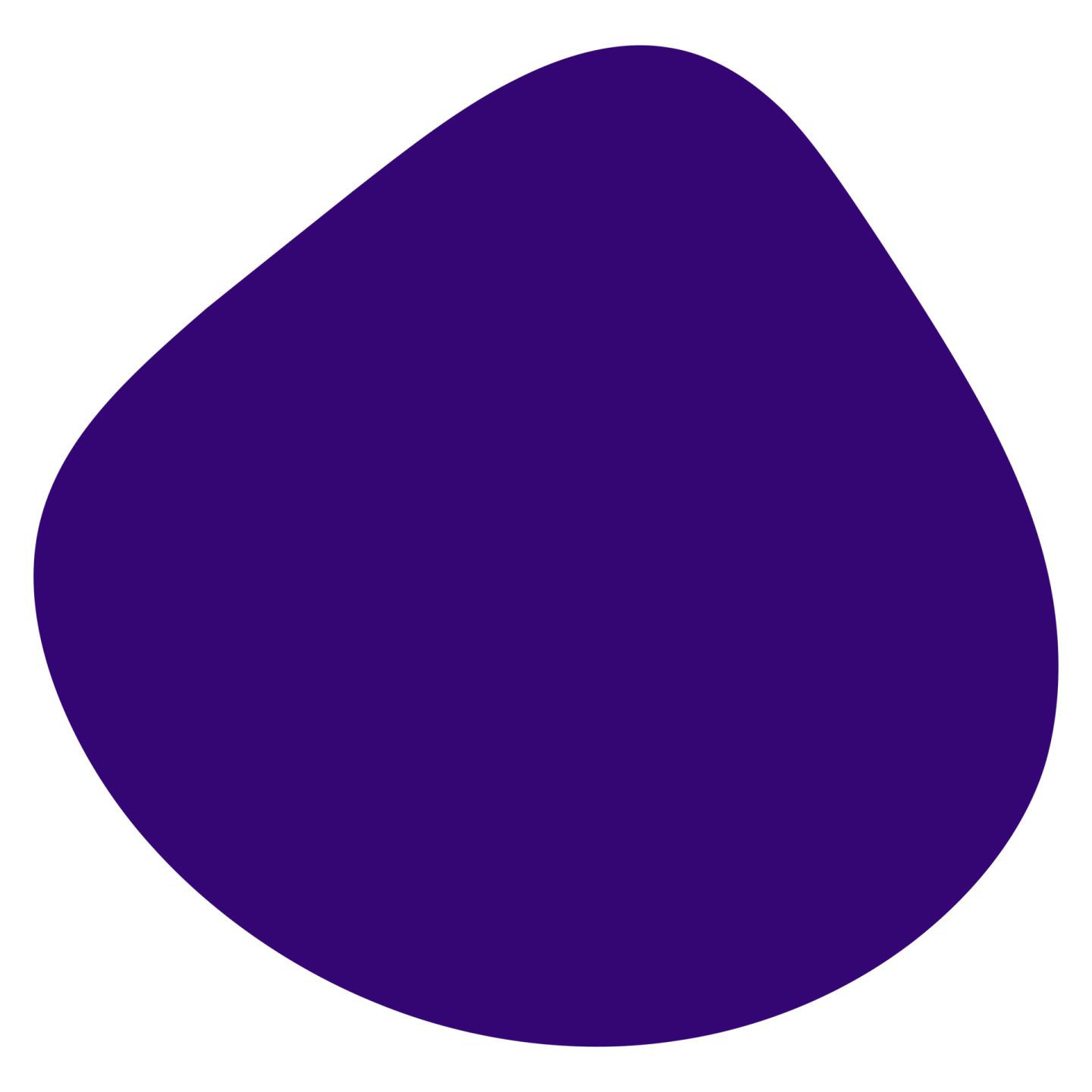 a purple circle on a white background