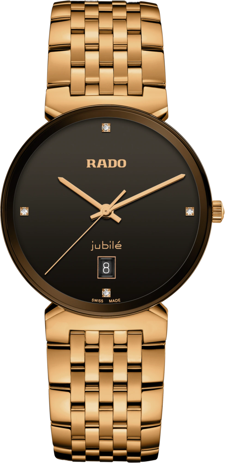 rad watch with black dial