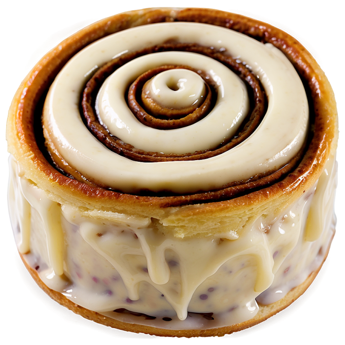 a close up of a pastry with frosting