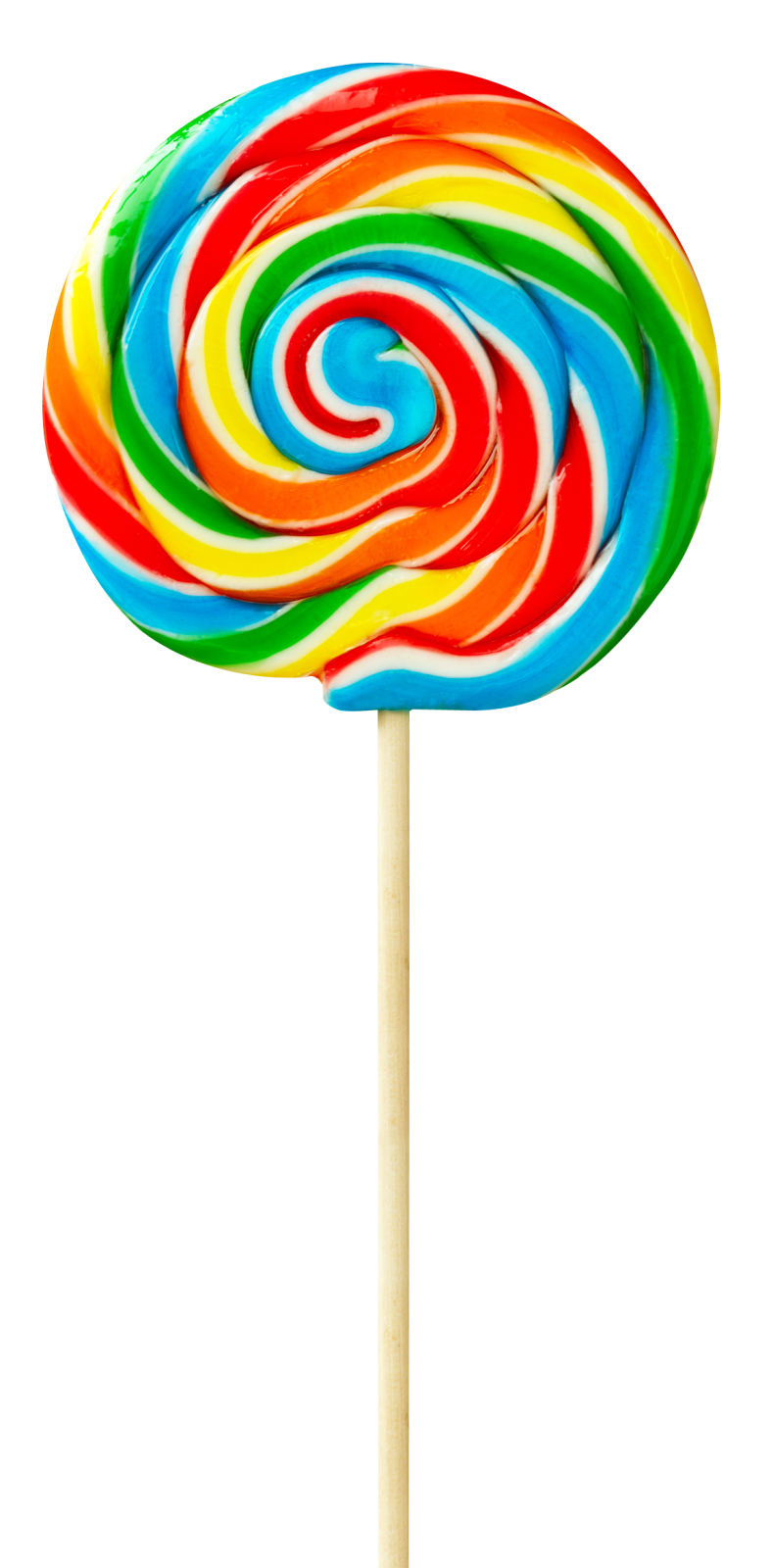 a large colorful los on a white background