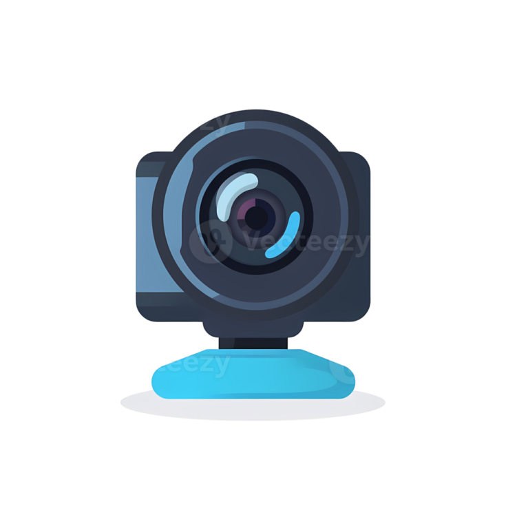 a camera on a white background