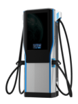 an electric car charging station