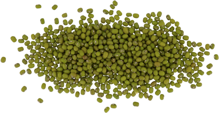 a pile of green peas