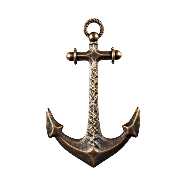 an anchor on a white background