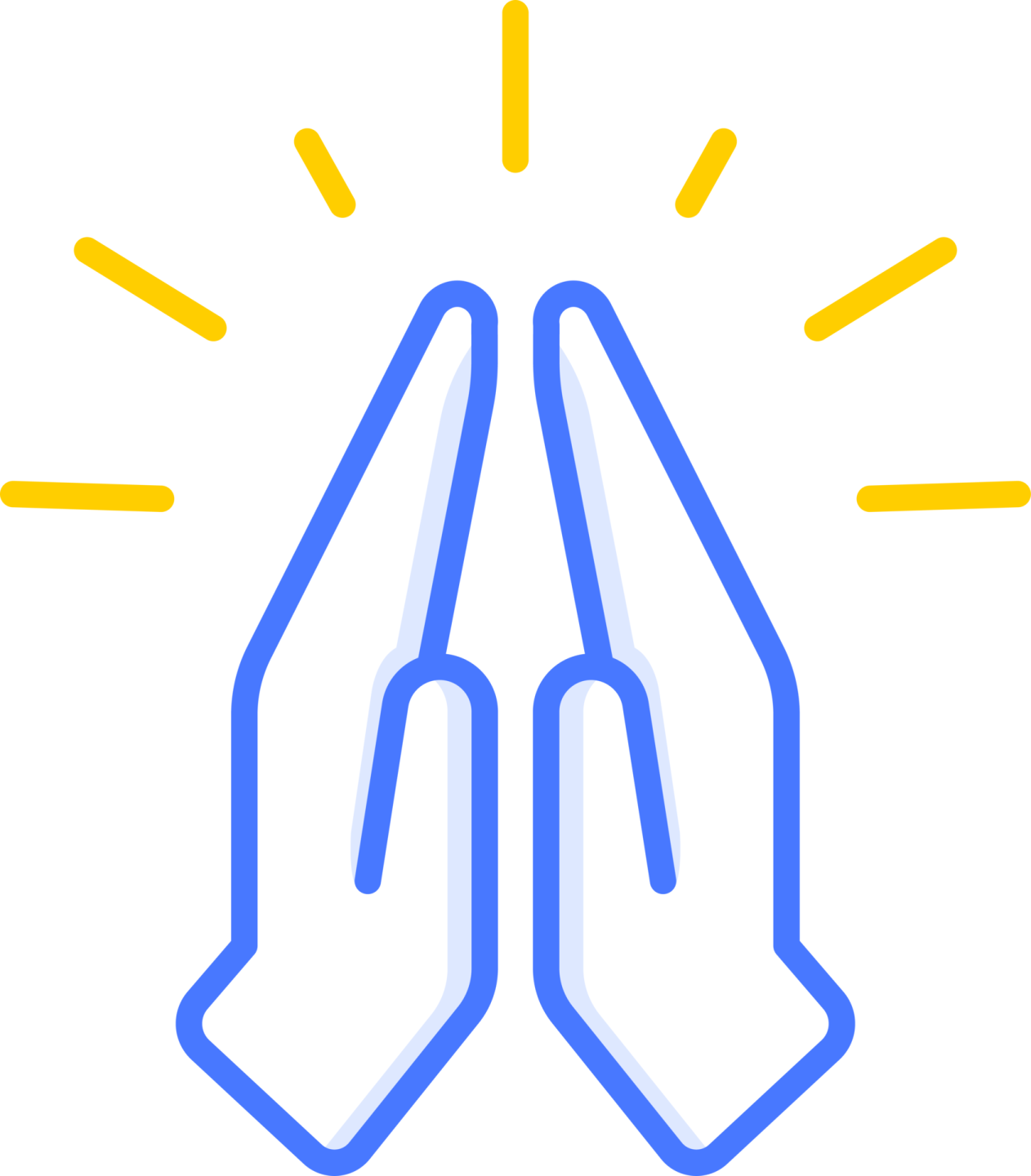 a pair of hands holding each other hands