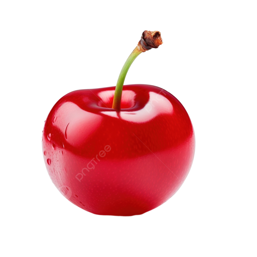 a red apple on a white background