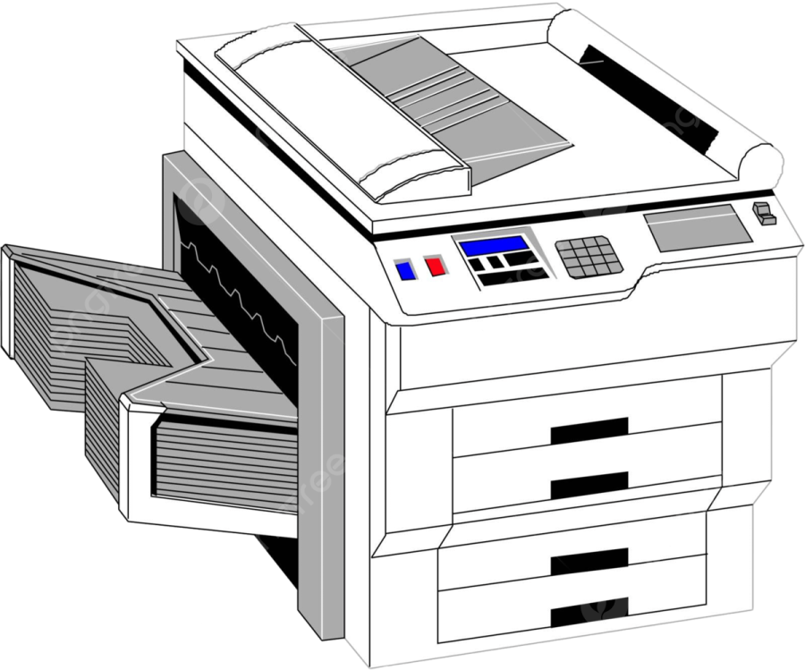 an image of a printer on a white background