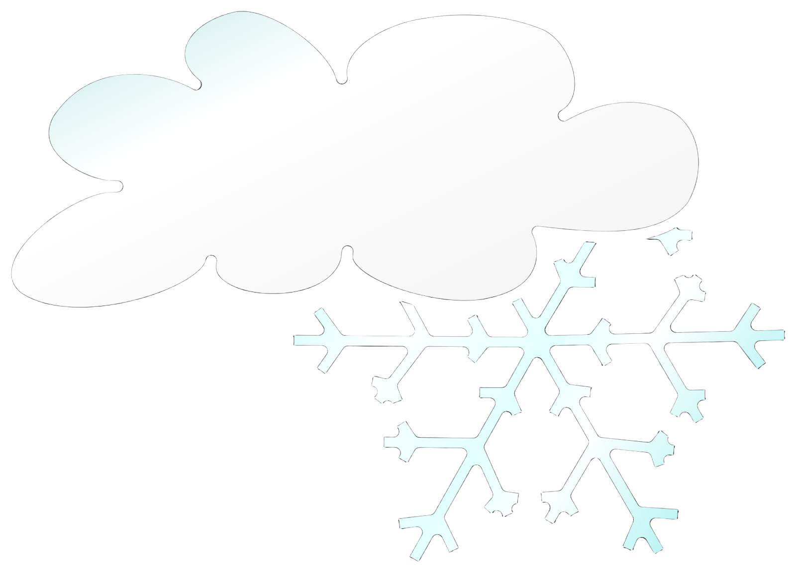 a cloud with arrows around it