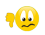 a yellow smiley face with an angry expression